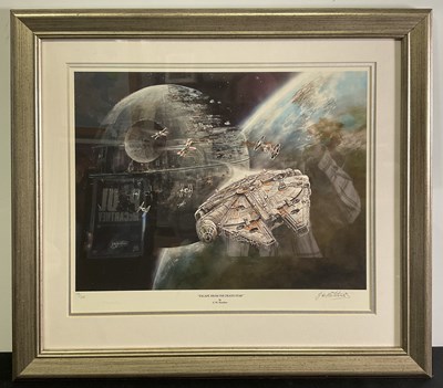 Lot 214 - A limited edition STAR WARS print "Escape From...