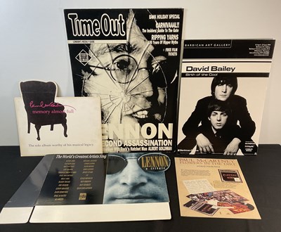 Lot 343 - A group of THE BEATLES and related cardboard...