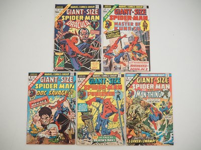 Lot 25 - GIANT-SIZE SPIDER-MAN #1, 2, 3, 4, 5 (5 in...