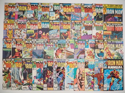 Lot 77 - IRON MAN #129 to 168 + ANNUALS #5 & 6 (42 in...