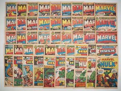 Lot 105 - MIGHTY WORLD OF MARVEL #4 to 50 (47 in Lot) -...