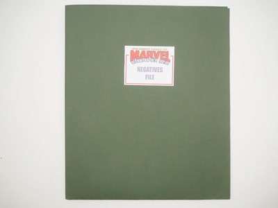 Lot 111 - MARVEL UK NEGATIVES - Series of black & white...