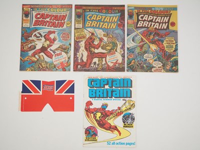 Lot 114 - CAPTAIN BRITAIN #1, 2, 3 + CAPTAIN BRITAIN...