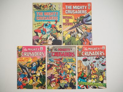 Lot 210 - THE MIGHTY CRUSADERS #1, 2, 3, 4, 5 (5 in Lot)...