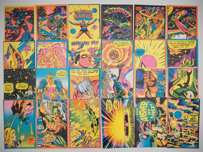 Lot 217 - THIRD EYE BLACK LIGHT MARVEL GREETING CARDS &...