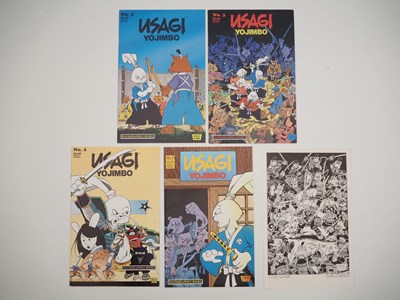 Lot 218 - USAGI YOJIMBO #2, 3, 4, 8 + SIGNED STAN SAKAI...