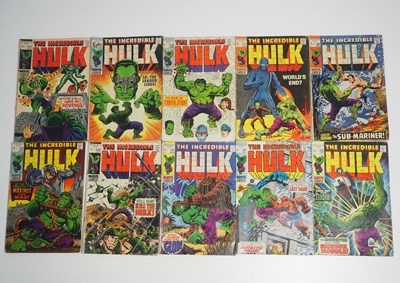 Lot 296 - INCREDIBLE HULK #114 to 123 (10 in Lot) -...