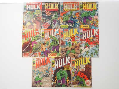 Lot 297 - INCREDIBLE HULK #124-127, 129-135 (11 in Lot) -...