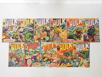 Lot 298 - INCREDIBLE HULK #136, 137, 138, 140, 149, 161,...