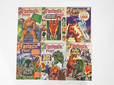 Lot 375 - FANTASTIC FOUR #51, 54, 55, 57, 58, 60 (6 in...