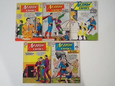 Lot 383 - ACTION COMICS #282, 298, 315, 319, 320 (5 in...