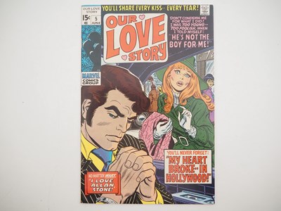 Lot 444 - OUR LOVE STORY #5 (1970 - MARVEL) -"He's not...