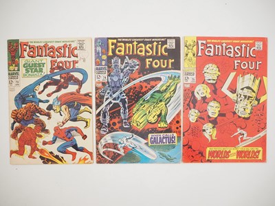 Lot 470 - FANTASTIC FOUR #73, 74, 75 (3 in Lot) - (1968 -...