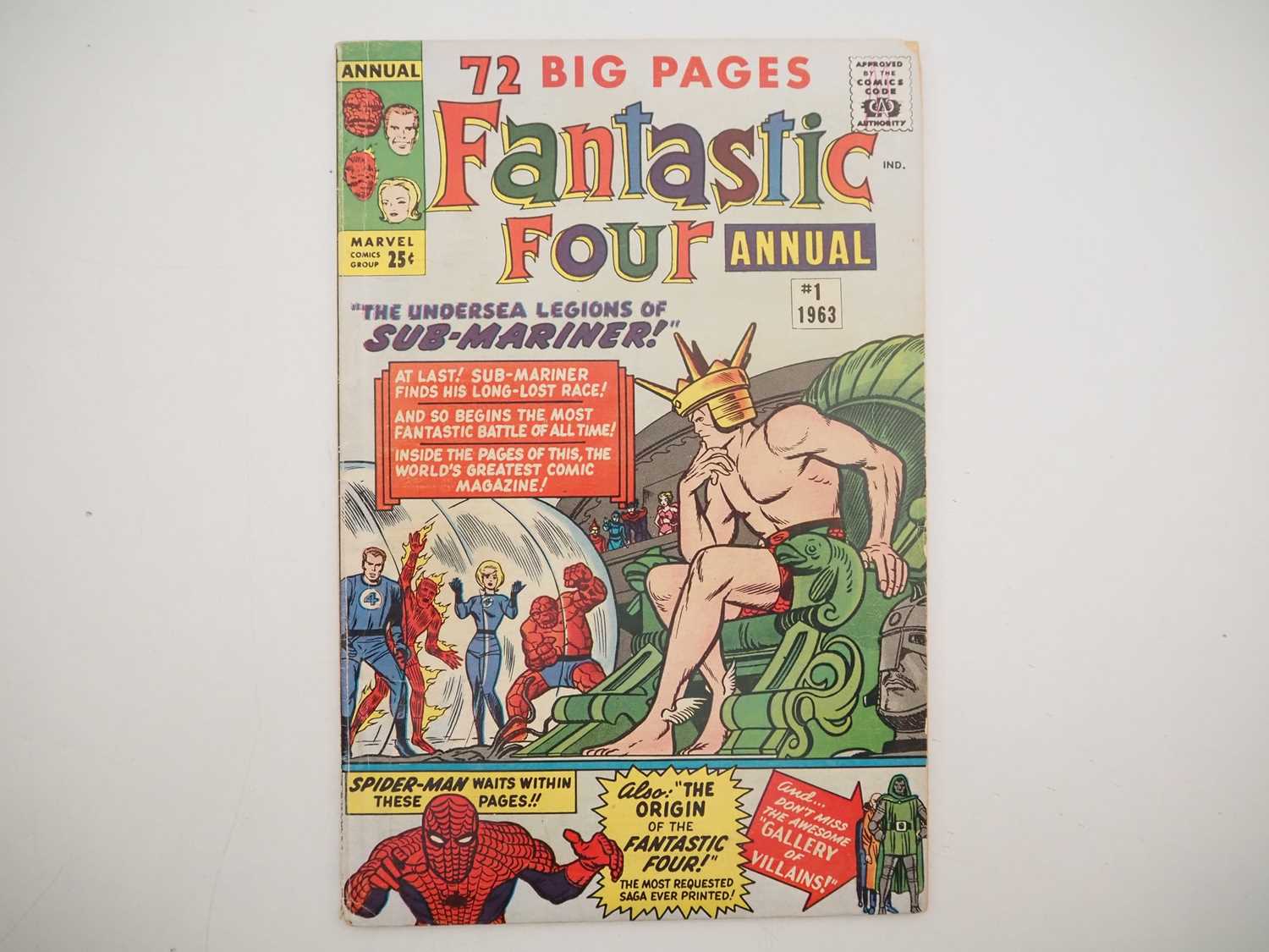 Lot 511 - FANTASTIC FOUR ANNUAL #1 (1963 - MARVEL) - The...