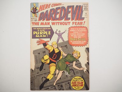 Lot 515 - DAREDEVIL #4 (1964 - MARVEL) - The origin and...