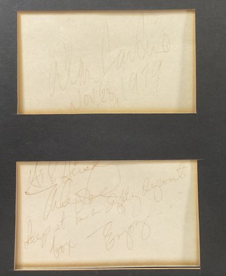 Lot 506 - A group of 60s musicians' autographs...