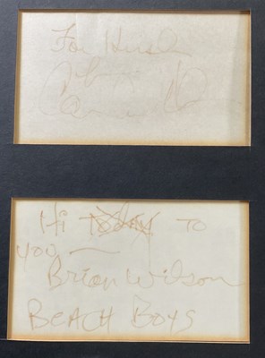 Lot 506 - A group of 60s musicians' autographs...