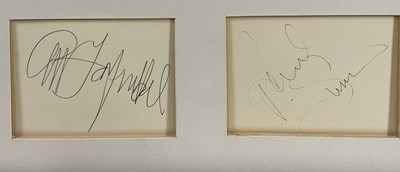 Lot 506 - A group of 60s musicians' autographs...