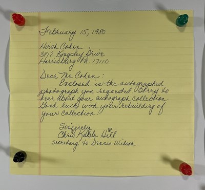 Lot 506 - A group of 60s musicians' autographs...