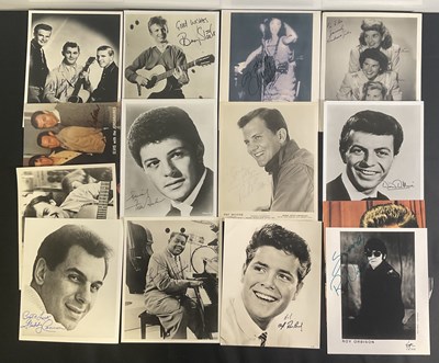 Lot 499 - A group of mostly 8" x 10" stills signed by...