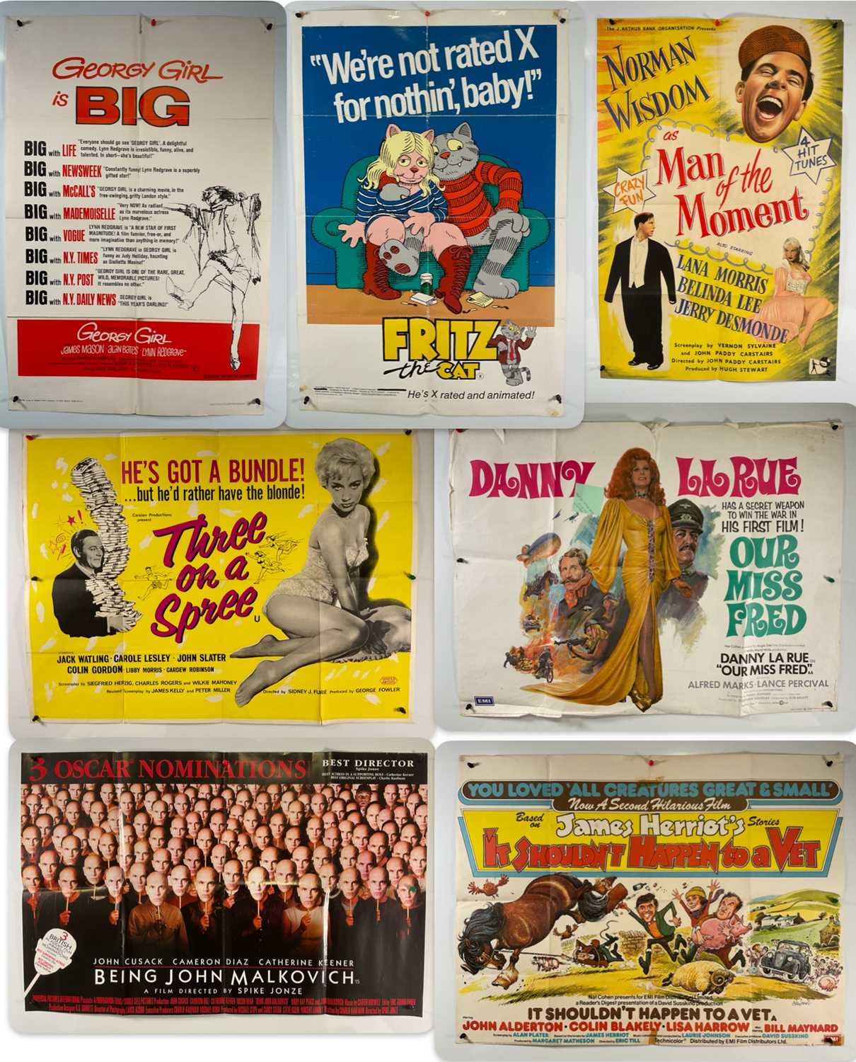Comedy Collection Poster Lot 4 - A group of Comedy film posters comprising MAN