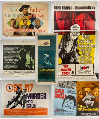 Lot 115 - A cluster of crime/thriller movie posters...