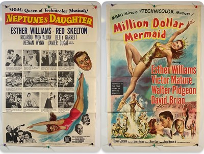 Lot 282 - A pair of ESTHER WILLIAMS aquatic musical film...