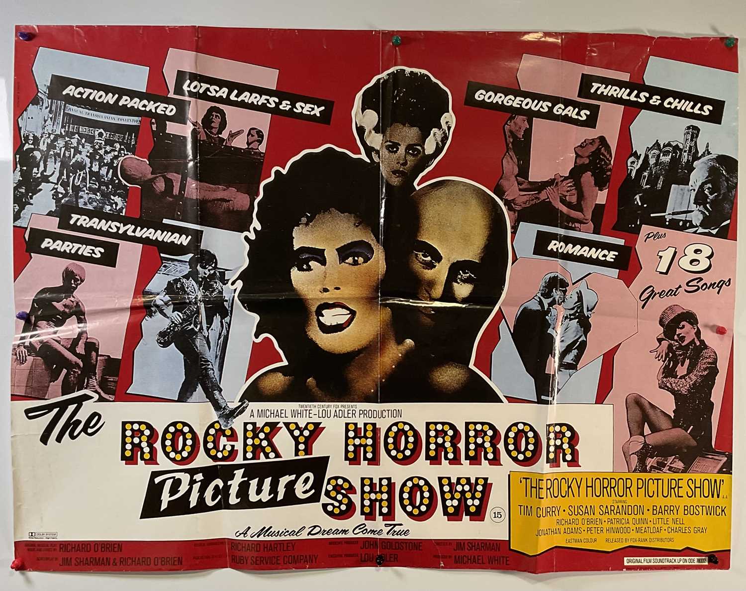 Lot 266 - ROCKY HORROR PICTURE SHOW (1975) 1980s release...