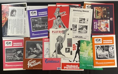 Lot 204 - A collection of sexploitation movie press...