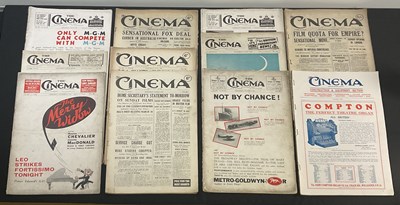 Lot 61 - VINTAGE HOLLYWOOD - 11 copies of THE CINEMA...