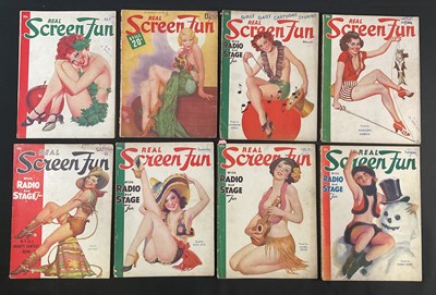 Lot 203 - A group of REAL SCREEN FUN magazines c.1930s...