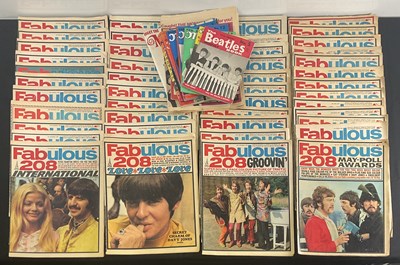 Lot 349 - A collection of FABULOUS 208 magazines from...