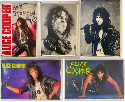 Lot 307 - A collection of ALICE COOPER commercial and...