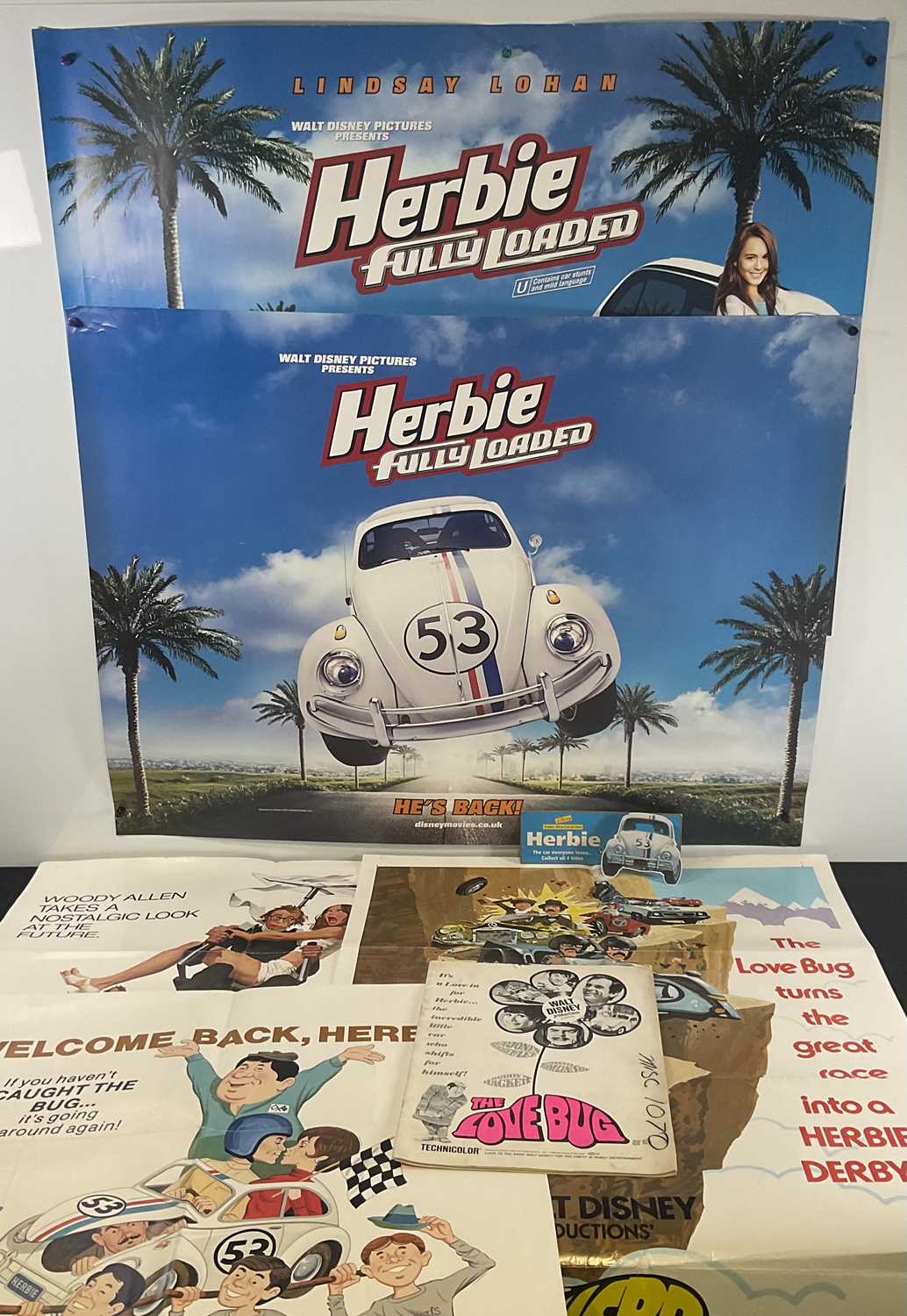 Lot 78 - HERBIE - A group of HERBIE film posters...