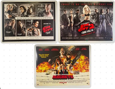 Lot 117 - ROBERT RODRIGUEZ - A trio of UK Quad film...