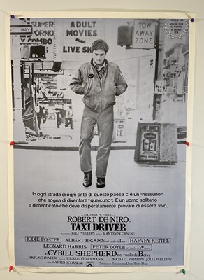 Lot 109 - TAXI DRIVER (1976) Italian one sheet film...