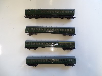 Lot 245 - A kitbuilt brass/whitemetal class 504 four car...