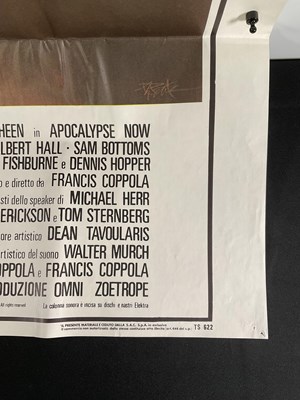 Lot 102 - APOCALYPSE NOW (1979) Italian one-panel film...