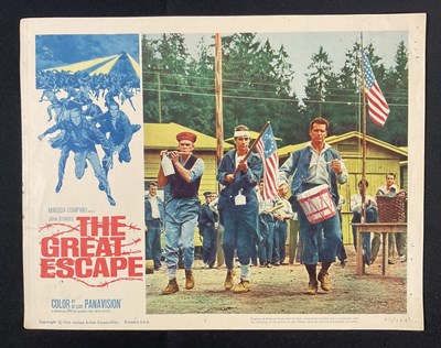 Lot 98 - THE GREAT ESCAPE (1963) A U.S. lobby card for...