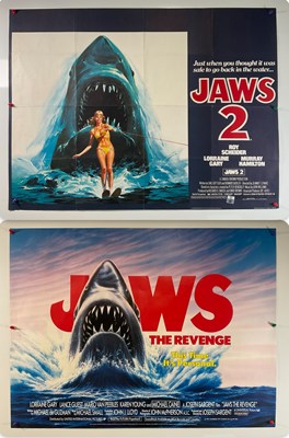 Lot 253 - JAWS 2 (1978) and JAWS THE REVENGE (1987) UK...