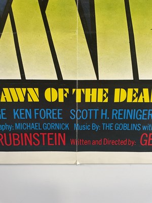 Lot 267 - ZOMBIES - DAWN OF THE DEAD (1978) UK Quad film...