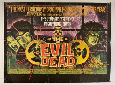 Lot 270 - EVIL DEAD (1981) UK Quad film poster for the...