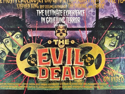 Lot 270 - EVIL DEAD (1981) UK Quad film poster for the...