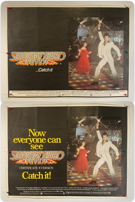 Lot 278 - SATURDAY NIGHT FEVER (1977) A pair of UK Quad...