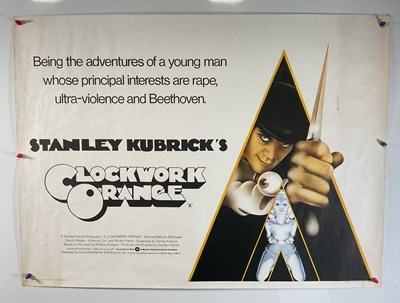 Lot 118 - A CLOCKWORK ORANGE (1971) original release UK...