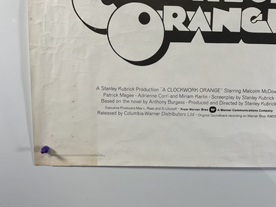 Lot 118 - A CLOCKWORK ORANGE (1971) original release UK...