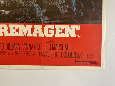 Lot 99 - THE BRIDGE AT REMAGEN (1969) - UK Quad film...
