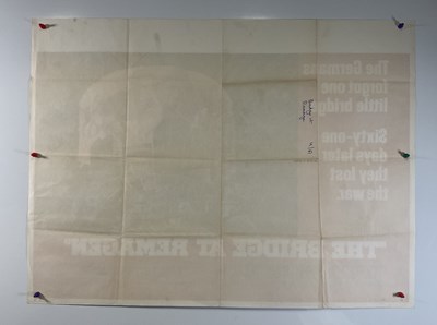 Lot 99 - THE BRIDGE AT REMAGEN (1969) - UK Quad film...