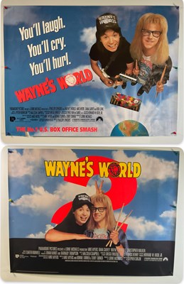 Lot 6 - WAYNE'S WORLD (1992) UK Quad film poster - the...