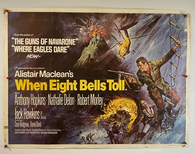 Lot 47 - WHEN EIGHT BELLS TOLL (1971) - UK Quad film...